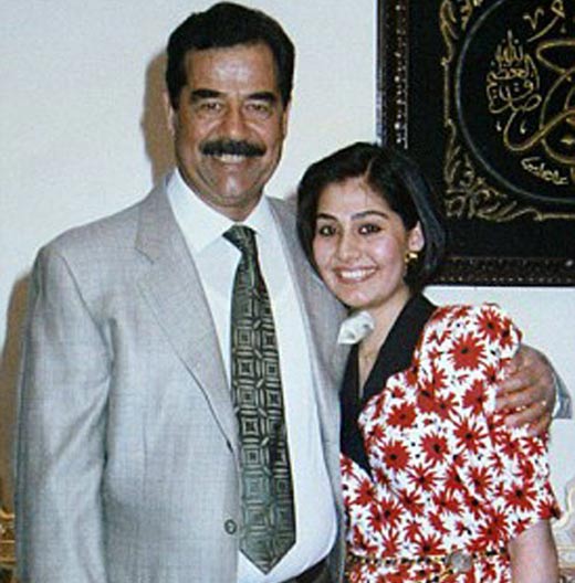 Саддам Хусейн и вторая жена Самира Шахбандар