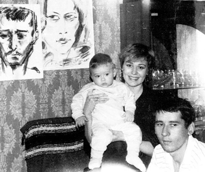 Сергей Шкаликов и Галина Чурилова с сыном