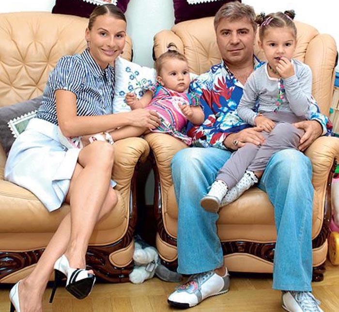 Сосо Павлиашвили и Ирина Патлах с дочерьми