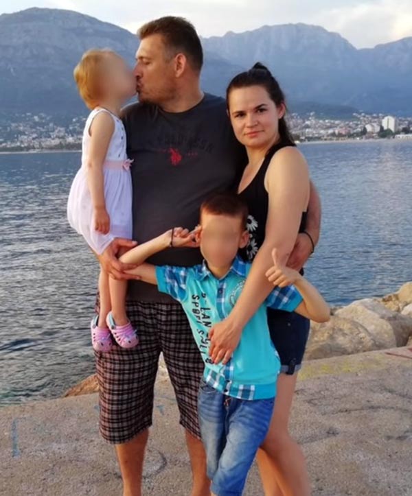Светлана Тихановская муж Сергей Тихановский и дети