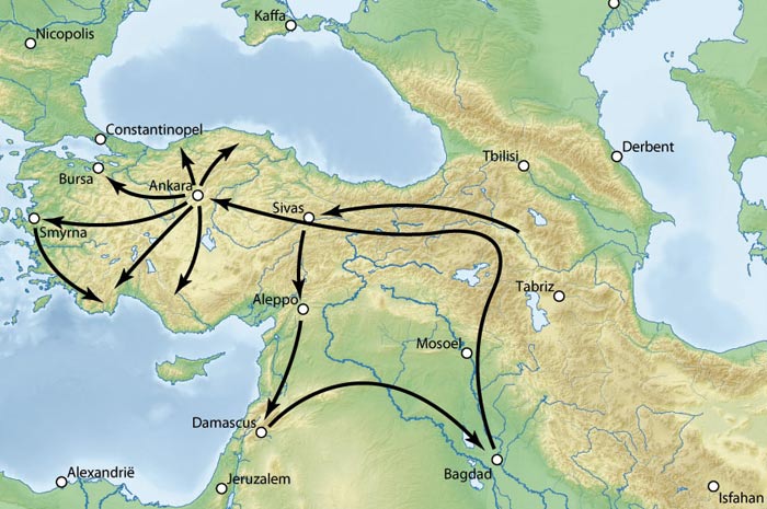Османский поход Тамерлана