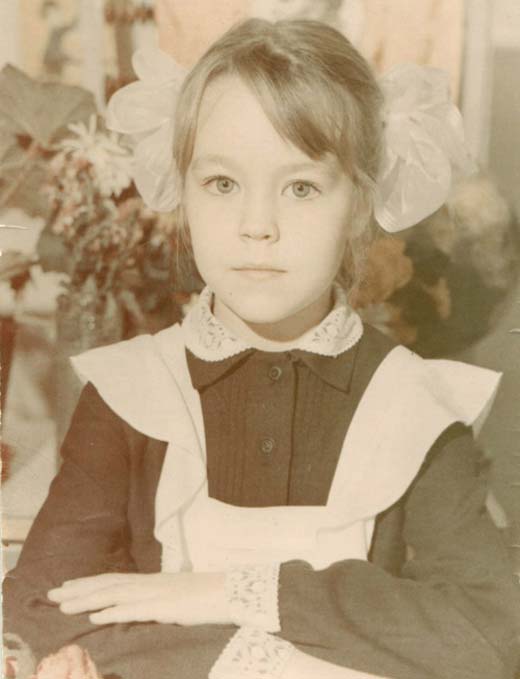 Ульяна Сергеенко в детстве