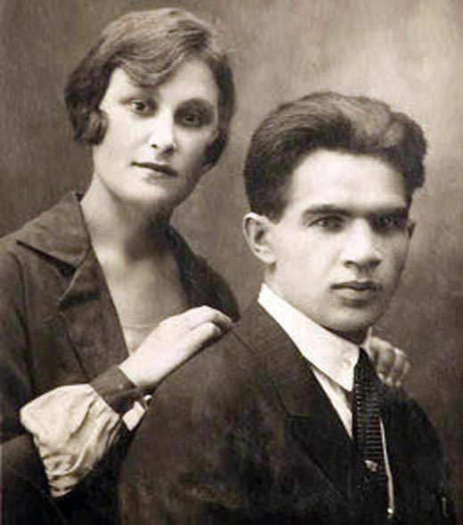 Василий Чуйков и жена Валентина