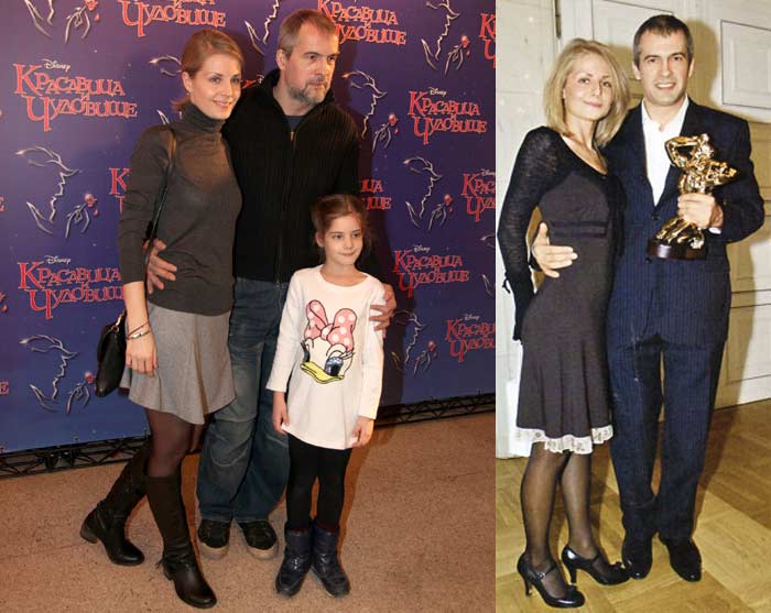 Вячеслав Разбегаев с женой и дочерью
